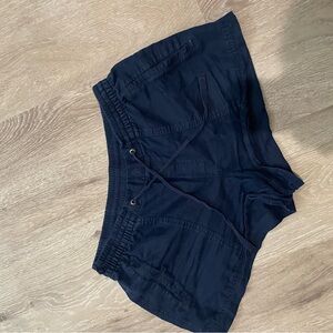 GAP Navy Elastic Waist Shorts